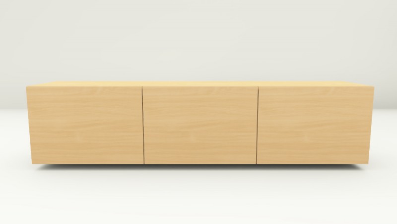 Modernes TV Lowboard Holz Buche Muris