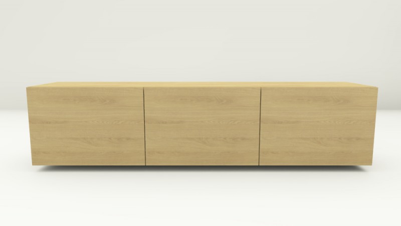 Modernes TV Lowboard Holz Eiche Muris