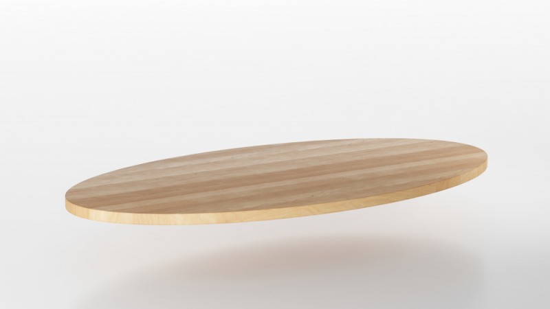 Massivholz Tischplatten nach Maß - Buche - Ellipsis