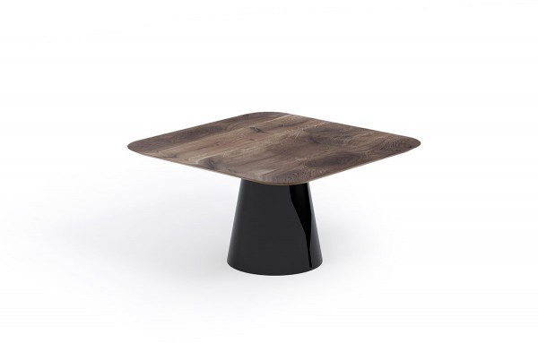 Massivholz Esstisch Mono II mit designer Tischbeinen & rechteckiger Tischplatte