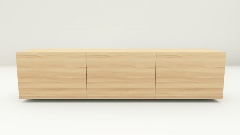 Modernes TV Lowboard Holz Kernbuche Muris