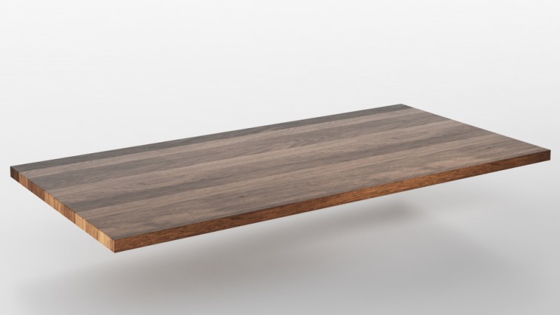 Massivholz Tischplatten nach Maß - Nussbaum - Quadratum